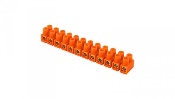 Listwa zaciskowa 12-torowa 16,0mm2 pomarańczowy 24580