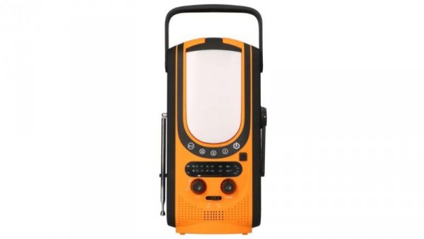 EXTRALINK RADIO AWARYJNE SOLARNE Z KORBKĄ DYNAMO POWERBANK 6000MAH Z LATARKĄ SOS EX.31254