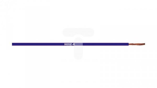 Przewód bezhalogenowy H05Z-K 90st. C 1x0,75 ciemnoniebieski 4725142 /100m/