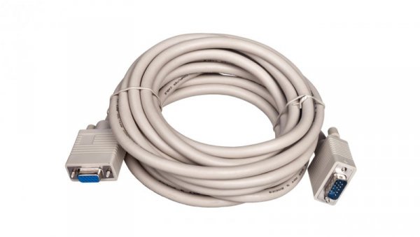 Kabel przedłużający SVGA Typ DSUB15/DSUB15, M/Ż beżowy 5m AK-310203-050-E