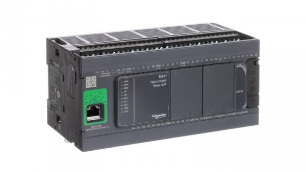 Sterownik programowalny 40 I/O przekaźnikowych Enthernet Modicon M241-24I/O TM241CE40R