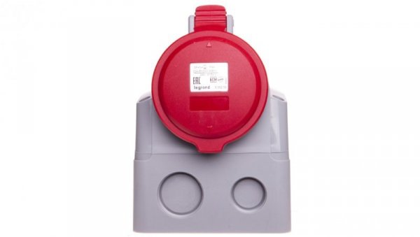 Gniazdo stałe 5P 32A 400V czerwone IP44 P17 TEMPRA PRO 555259