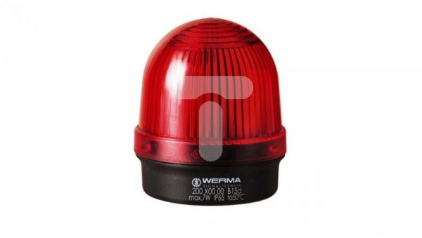Lampa ze światłem ciągłym czerwona 12-240V AC/DC IP65 200.100.00