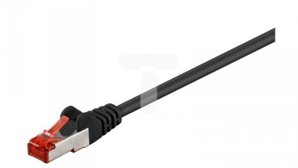 Kabel krosowy patchcord S/FTP (PiMF) kat.6 LSZH czarny 3m 68698