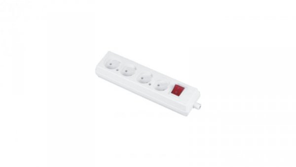 Rozgałęźnik do przedłużacza z wyłącznikiem 4-gniazda b/u 16A 250V GN-460WS