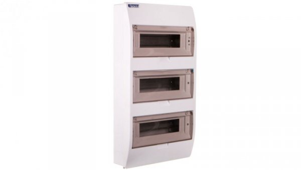 Rozdzielnica modułowa 3x12 natynkowa IP40 z klapką dymną i zaciskami S-36+SZYBKA+N+PE 800602 ENE-00355