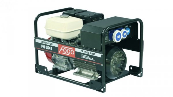 Agregat prądotwórczy 1-fazowy asynchron 5,6kW 24,3A IP54 Honda GX390 FH 6541