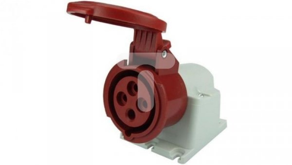 Gniazdo stałe 16A 4P 400V czerwone IP44 ECO SpeedPRO 23399P01