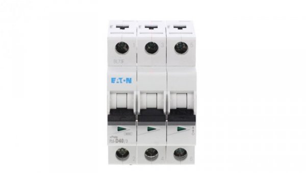 Wyłącznik nadprądowy 3P D 40A 6kA AC PL6-D40/3 286617