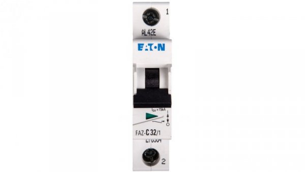 Wyłącznik nadprądowy 1P C 32A 15kA AC FAZ C32/1 278564