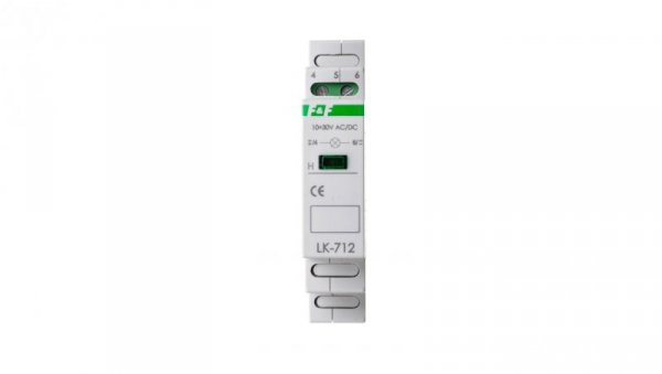 Lampka modułowa zielony 10-30V AC/DC LK-712G-10-30V
