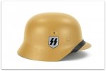 MH064 HEŁM NIEMIECKI M40 WAFFEN SS DAK - DUNKELGELB 