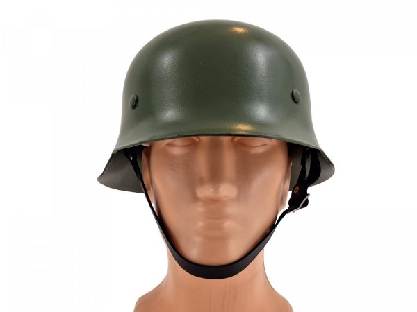 MH154 HEŁM NIEMIECKI M34 SS POLIZEI - APFELGRÜN