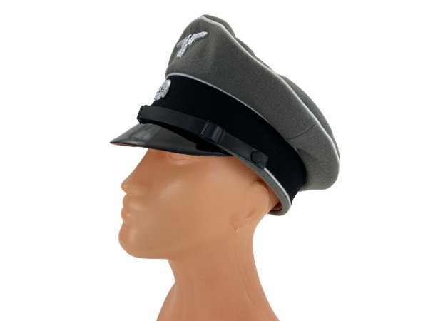 MC090  PODOFICERSKA CZAPKA  WAFFEN-SS SZARA