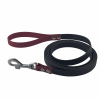 Smycz dla psa CZARNO - KOLOROWA oryginalny BIOTHANE® 19 mm