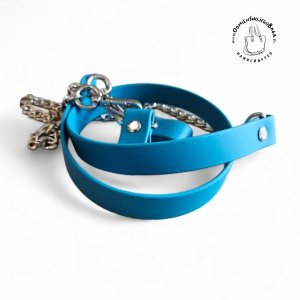 Zestaw do OBAG CHASE: Pasek naramienny z łańcuszkiem + zaczepy skręcane BIOTHANE® 2,0 CM Outlet - nr 106