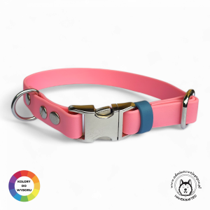Obroża dla psa z klamrą zatrzaskową ALU-MAX® M (25 - 40 cm) oryginalny BIOTHANE® 19 mm