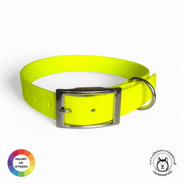 Obroża dla psa M (40 - 48 cm) oryginalny BIOTHANE® 25mm