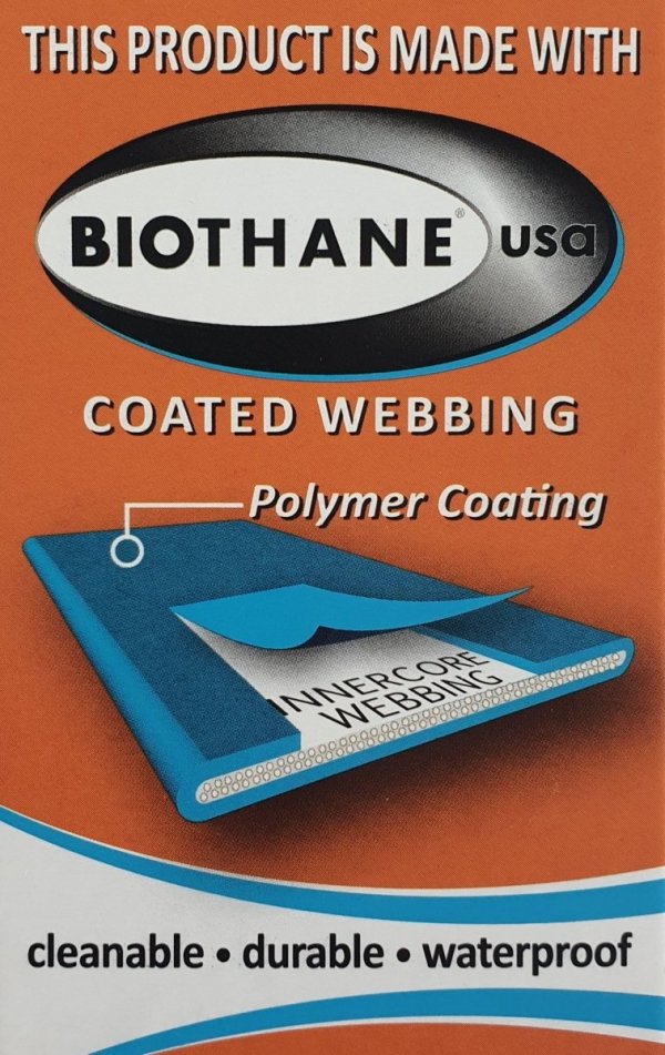 Smycz dla psa CZARNO - KOLOROWA oryginalny BIOTHANE® 16 mm