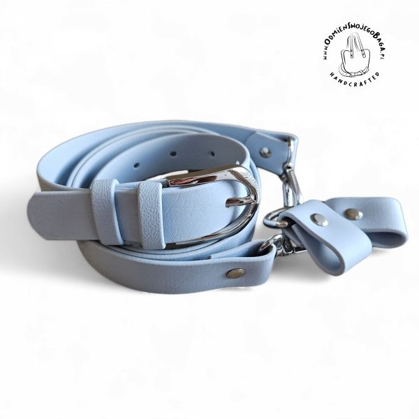 Zestaw DO OBAG CHASE: Pasek regulowany + zaczepy skręcane BIOTHANE® 2,5CM Outlet nr - 107
