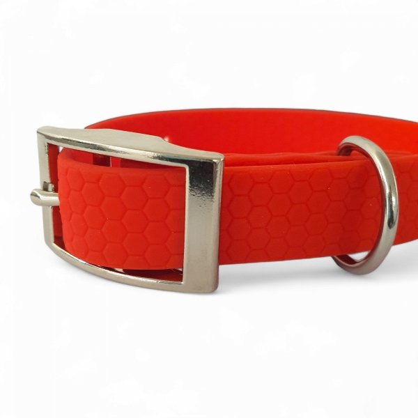Obroża dla psa wodoodporna 20 - 28 cm HEXA Plaster miodu szer 16mm