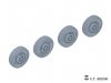 E.T. Model P35-101 WWII German Sd.Kfz.234 Small Diameter Weighted Wheels Type.1 1/35