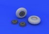 Eduard 648244 Ju 88A wheels early 1/48 ICM
