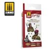 AMMO of Mig Jimenez 7045 British Paratroopers Red Devils WWII Set 6x17ml