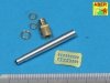 Aber 35L-127 Late barrel MK2 with muzzle brake to British 25 pdr (1:35)	
