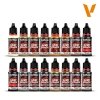 Vallejo 72189 Game Color Set Leather Metal 16x18ml