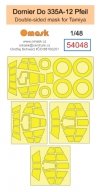 Omask 54048 Dornier Do 335A-12 Pfeil double-sided mask (for Tamiya) 1/48