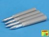 Aber 16073 Panzer IV various 7,5 cm ammo projectiles x 12 pcs. (1:16)