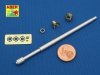 Aber 35L-068 German 75mm barrel for KwK40L/43 with early model muzzle brake for Pz.Kpfw. VI, Ausf.G (1:35)