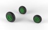 Armory Models AW48027 Mikoyan MiG-21 Fishbed wheels w/ weighted tires, early 1/48
