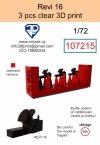 Omask 107215 Revi 16 clear 3D print (3 pcs) 1/72