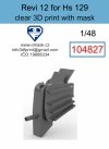 Omask 104827 Revi 12 for Hs 129 1/48