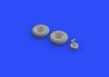 Eduard 648413 Typhoon Mk. Ib wheels late EDUARD, HASEGAWA 1/48