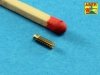 Aber 35L-180 25mm M242 Bushmaster early chain gun barrel & 7,62mm M240 machine gun barrel used on early M2/M3 Bradley or LAV-25 1/35