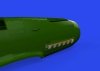Eduard 672325 Bf 109F/ G exhaust stacks PRINT EDUARD 1/72