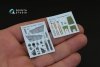 Quinta Studio QD48113 Mirage 2000C 3D-Printed & coloured Interior on decal paper (for Kinetic kit) 1/48