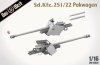 Das Werk DW16022 Sd.Kfz. 251/22 Pakwagen 1/16