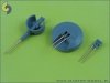 Master SM-350-029 IJN Akagi armament - 20cm (6pcs), 12cm (12pcs) barrels