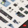 KELIK K48028 F/A-18A HORNET INTERIOR 3D DECALS FOR KINETIC KIT 1/48
