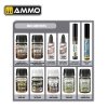 AMMO of Mig Jimenez 7816 SUPERPACK KURSK Weathering Solution Box