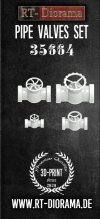 RT-Diorama 35664 Pipe Valves Set 1/35