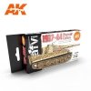 AK Interactive AK11656 3G 1937-44 PANZER COLORS 6x17 ml