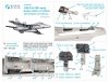 Quinta Studio QD48050 F/A-18F early 3D-Printed & coloured Interior on decal paper (Hasegawa) 1/48