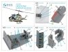 Quinta Studio QD48286 UH-1C 3D-Printed & coloured Interior on decal paper (HobbyBoss) 1/48