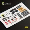 KELIK K35007 GAZ 69 4X4 UTILITY TRUCK INTERIOR 3D DECALS FOR BRONCO KIT 1/35