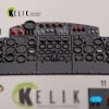 KELIK K72148 Vickers Valiant B(PR)K.1 front cockpit - interior 3D decals for Airfix kit 1/72